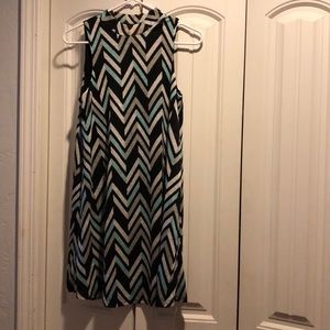 Closet candy new mint chevron dress